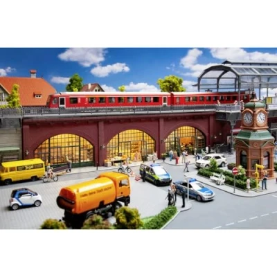 Afbeelding van Faller Arcades with shops and interior equipment FA120571 modelbouwsets, hobbybouwspeelgoed voor kinderen, modelverf en accessoires