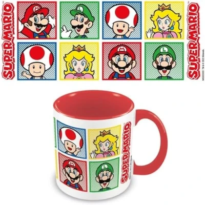 Afbeelding van Nintendo Super Mario (4 kleuren) Rode Mok 315ml