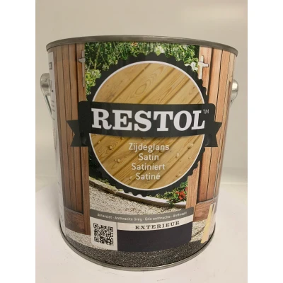 Afbeelding van Restol Houtolie Zijdeglans Indianagrijs 2,5 liter