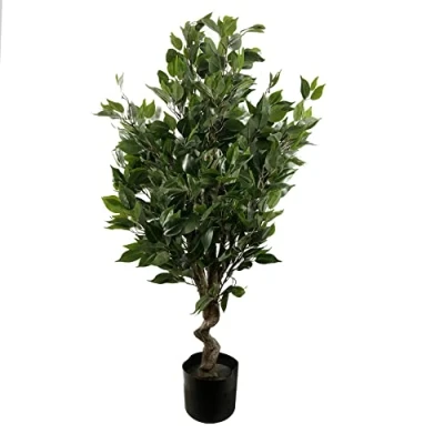 Afbeelding van Leaf Evergreen Kunstmatige Ficus Blad, 110 cm