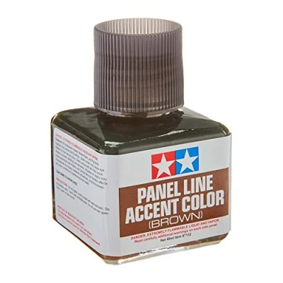 Afbeelding van Tamiya 87132 Panel Line Accent Color Brown 40ml Effecten potje