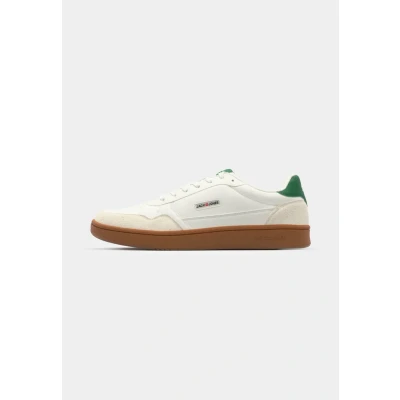 Afbeelding van Jack &amp; Jones Jfwbounce Sneakers laag, Heren, Maat: 40, White/verdant green Imitatieleer/ textiel