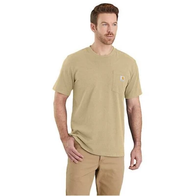 Afbeelding van Carhartt 103296 Shirt Heren Beach Heather S Beige Shirts, Polo&#039;s &amp; Blouses