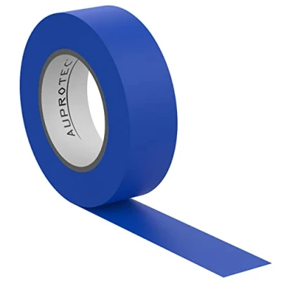 Afbeelding van AUPROTEC 1 x isolatietape blauw 15 mm 10 m VDE isoband PVC elektricien DIN EN 60454 3