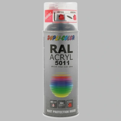 Afbeelding van Motip Dupli Color Spuitbus Acryl Mat RAL 9005 Blank Aluminium