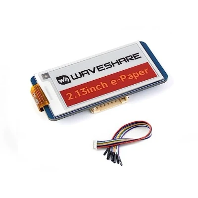 Afbeelding van 2,13 inch e Paper Display Hoed (G) 250 x 122 Resolutie 3,3 V/5 V Four Colour Ink Module voor Raspberry Pi 4B/3B+/3B/2B/Zero/Zero W/Zero WH, Jetson Nano, Arduino
