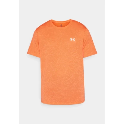 Afbeelding van Under Armour Launch CAMO Shortsleeve Sport Tshirt fire, Heren, Maat: XL, Fire