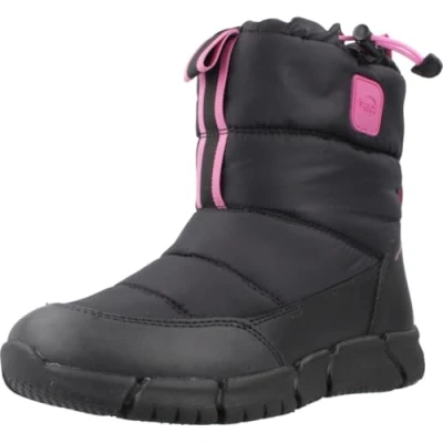 Afbeelding van Geox Fille J Flexyper Girl B AB Botte de Neige, Black Fluo Fuchsia 1, 39 EU