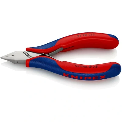 Afbeelding van Knipex Werk 77 72 115 Elektronica en fijnmechanica Zijkniptang Met facet mm