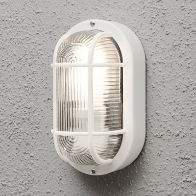 Afbeelding van Konstsmide Wandlamp Elmas 20 Cm E27 40w 230v Ip44 Wit