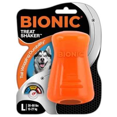 Afbeelding van BIONIC voederspeeltje Treat Shaker oranje 7x7x10cm
