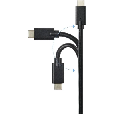 Afbeelding van Renkforce USB kabel 3.2 Gen2x2 C stekker 2.00 m Zwart Afgeschermd RF 4531576