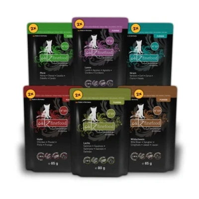 Afbeelding van catz finefood Puur Multipak Maaltijdzakjes 12 x 80/85 g Kattenvoer 2
