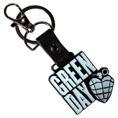 Afbeelding van Green Day Stacked Logo &amp; Grenade Sleutelhanger