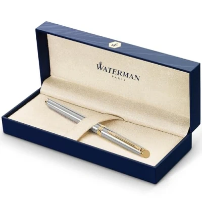 Image de WATERMAN Stylo roller H‚misphère, acier inoxydable G.C.