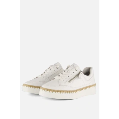 Afbeelding van Tamaris Sneakers wit Leer Dames Maat 42