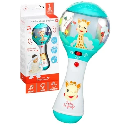Afbeelding van Sophie de giraf Shake Rammelaar Muziekrammelaar Babyspeelgoed Elektrisch Met bewegingsdetector Vanaf 3 maanden 16.4x6.9x6.9 cm