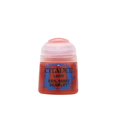 Afbeelding van Games Workshop Warhammer Citadel Layer Paint Evil Sunz Scarlet 12 ml