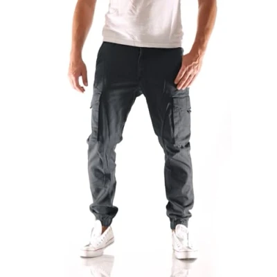 Image de Jack &amp; Jones Homme Cargo Paul Jj Flake Akm 542, gris 34W / 30L