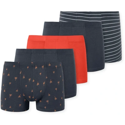 Afbeelding van Schiesser 5PACK Onderbroeken voor kinderen, Maat: 140, Graphit rot