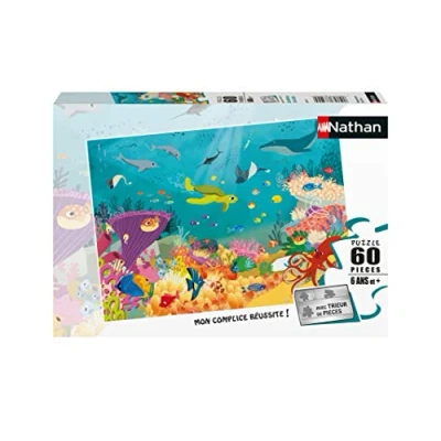 Image de Puzzle enfant Nathan Animaux des océans 60 pièces