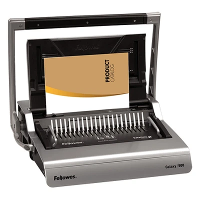 Image de Fellowes Perforelieur à peigne plastique Galaxy 500, argent