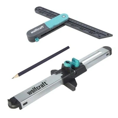 Afbeelding van wolfcraft laminaat &amp; PVC Projectset Laminaatinpasser legset Hoeken inpassen 8660000
