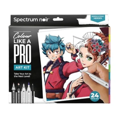 Afbeelding van Spectrum Noir Pro Colour Art Kit Manga &amp; Comic Heroes