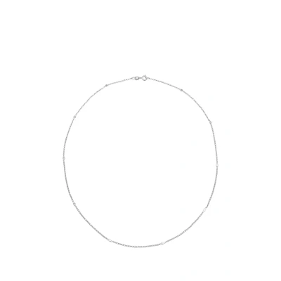 Afbeelding van Elli Halsketting Dames erwtenketting hanger Munt Basis in 925 Sterling Zilver