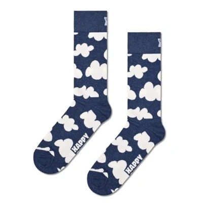 Afbeelding van Happy Socks Cloudy SOCK Unisex Sokken, Maat: 36 40, Navy