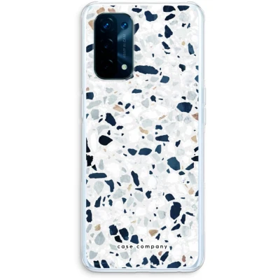 Afbeelding van Case Company® hoesje geschikt voor Oppo A93 5G Terrazzo N1 Soft Cover Telefoonhoesje Bescherming aan alle Kanten en Schermrand