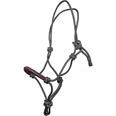 Afbeelding van HKM Touwhalster Strass Petrol/Bruin Shetty