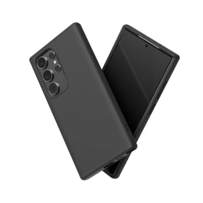 Afbeelding van RHINOSHIELD Hoesje compatibel met [Galaxy S24 Ultra] SolidSuit dunne hoes schokabsorberende technologie en premium matte afwerking zwart