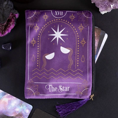 Afbeelding van Grindstore FT_54330 Tarotkaart ster veelkleurig zakje met ritssluiting 26 g