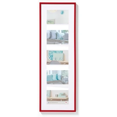 Afbeelding van walther design KV515R New Lifestyle, kunststof lijst, 5 x 10 15 cm, rood, 1 stuk