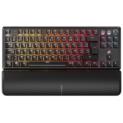 Afbeelding van Corsair K70 PRO TKL Tenkeyless Magnetic Mechanical Gaming Keyboard FR Azerty Backlit RGB LED MGX v2 Black