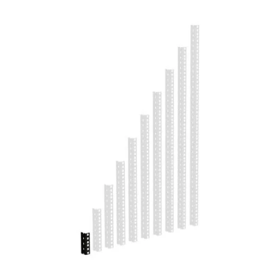 Image de Adam Hall 61535B2 Profilé rack en acier 2 mm, 2U