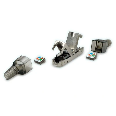 Afbeelding van Value Netwerk Adapter CAT 6A Zilver (metallic)