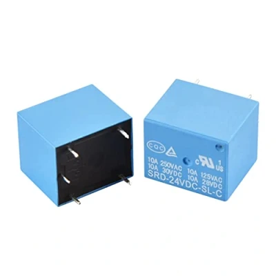 Afbeelding van Heschen 2 stuks SRD 24VDC SL C DC 24V SPDT spoel 10A 250VAC 5 polige klemmen