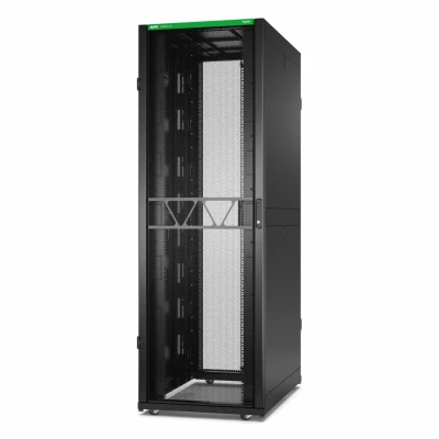 Afbeelding van APC NetShelter SX Gen 2 Rack kast 2258 H x 750B 1200D mm, met zijkanten vloermodel zwart 48U 19&quot; TAA Compliant