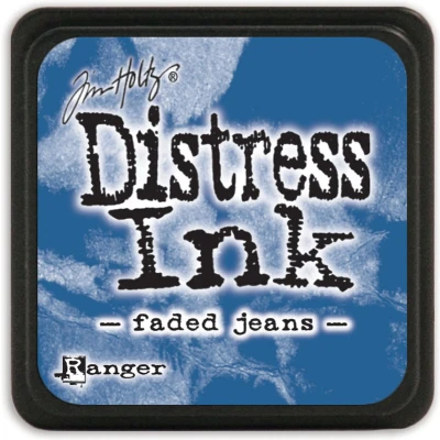 Afbeelding van Ranger Distress Mini Ink pad faded jeans TDP39952 Tim Holtz
