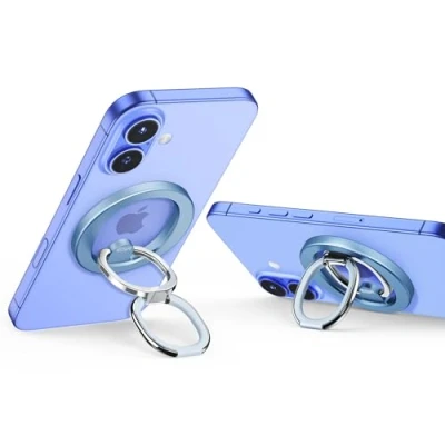 Afbeelding van ESR MagSafe Ring Magnetische houder (HaloLock), telefoongreep, Pops, compatibel met ringhouder, voor iPhone 15/14/13/12, verstelbare standaard