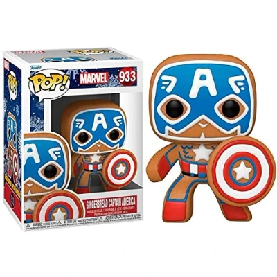 Image de Figurine Funko Pop Marvel Holiday Captain America