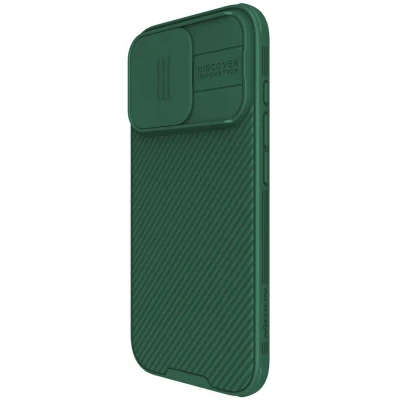 Afbeelding van Nillkin CamShield Magnetisch Hoesje Geschikt voor Apple iPhone 16 Pro Compatibel met MagSafe Camera Slider Back Cover Extra Bescherming Groen