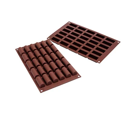 Afbeelding van Silikomart Sf 129 Mini Buche Silicone Mould 44x18 H 20 Mm