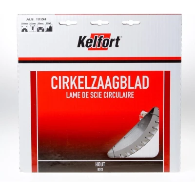 Afbeelding van Kelfort Cirkelzaagblad hardmetaal 60 tanden WS KW diameter 250 x 3.2 30mm