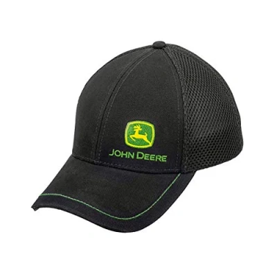 Afbeelding van John Deere Zwarte netkap, zwart, Eén maat, SCHWARZ