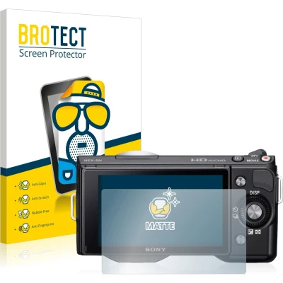 Afbeelding van BROTECT Screenprotector voor Sony Alpha NEX 5N Folie Beschermfolie matte (2 Stuks)