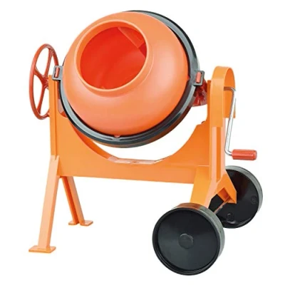 Image de Lena 5004 béton 29 cm mixeur orange grand mélangeur ciment pour plage et bac à sable avec fonction réaliste jouet de enfants
