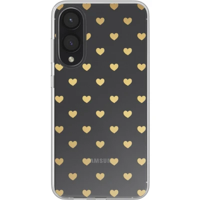 Afbeelding van imoshion Design hoesje voor de Samsung Galaxy S25 Edge Golden Hearts
